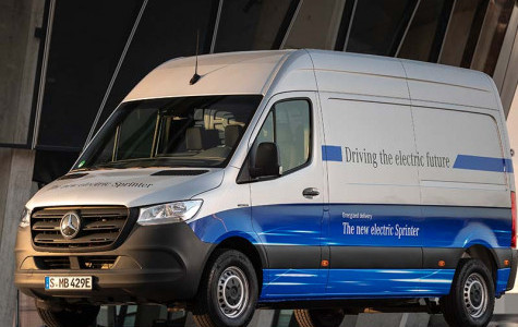 Noleggio a lungo termine Mercedes eSprinter furgone 41kWh