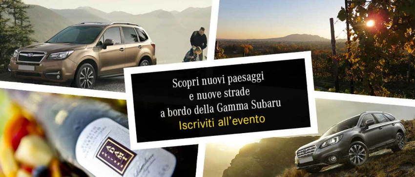Scopri nuovi paesaggi e nuove strade a bordo della Gamma Subaru