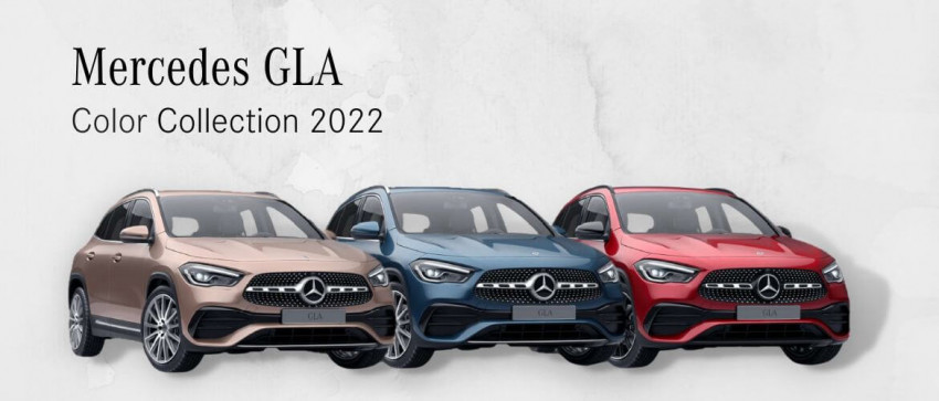 Mercedes GLA Colour Collection 2022