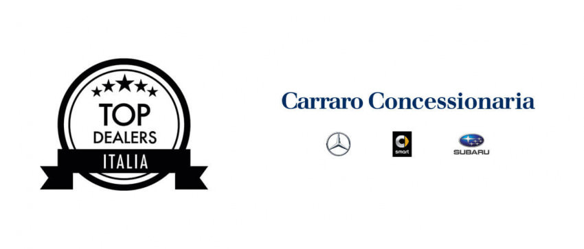 Carraro concessionaria è tra i Top Dealer Italia