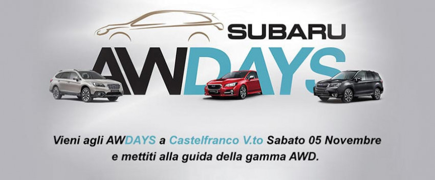 Subaru AWDay - Castelfranco Veneto - 5 Novembre