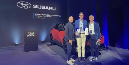 Carraro Concessionaria premiata da Subaru Italia all'International Dealer Convention a Torino
