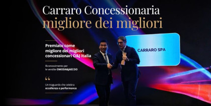 Carraro Concessionaria miglior dealer italiano Omoda&Jaecoo