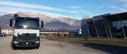 Entrato in servizio un nuovo Arocs per il Comune di Feltre