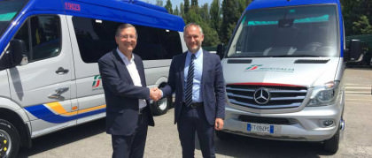 Carraro fornitore ufficiale di Busitalia, società delle FS. Consegnati i primi minibus a Perugia