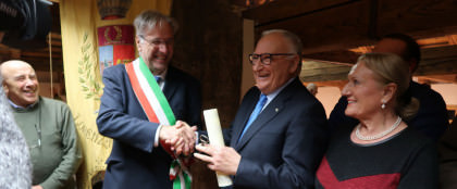 Francesco Carraro cittadino onorario di Lorenzago di Cadore