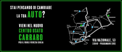 Il centro auto usate Carraro per il Friuli