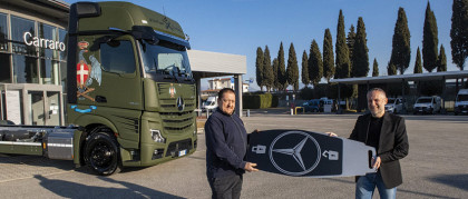 Dedico il mio camion agli artiglieri