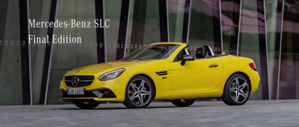 Mercedes-Benz SLC Final Edition: LA roadster