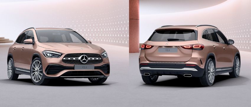 gla colour collection rose gold