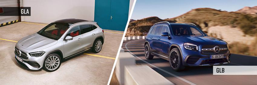 Mercedes GLA e GLB