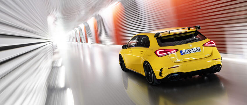 Mercedes A35 AMG posteriore