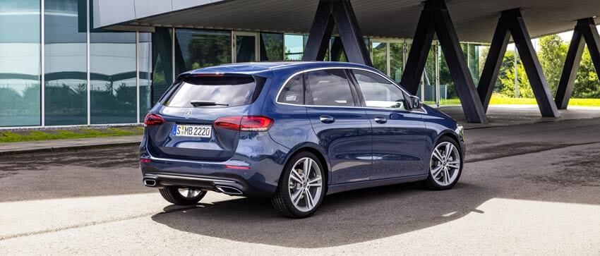 Mercedes Classe B posteriore