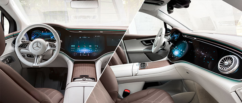 Interni Mercedes EQE SUV