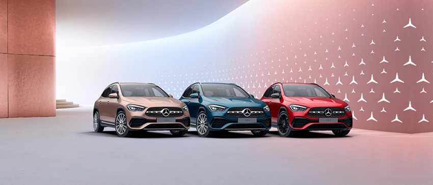 Promozione Mercedes GLA Colour Collection