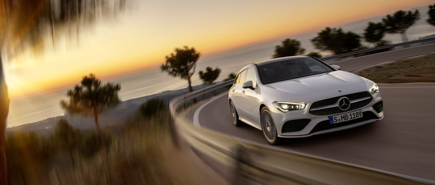 Mercedes CLA Shooting Brake anteriore
