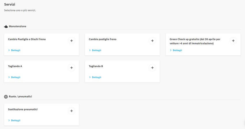 Prenotazione Servizi Book me Carraro