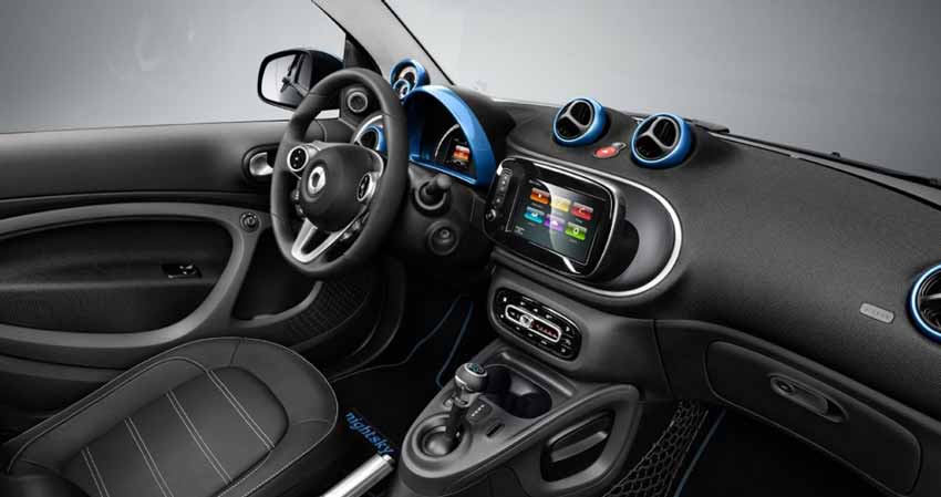 smart EQ nightsilver interni