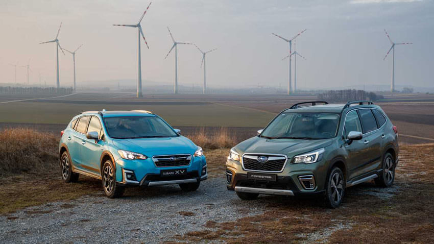 Subaru XV e-Boxer e Subaru Forester e-Boxer