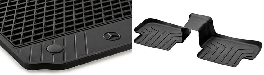 Tappetini anteriori e tappettini posteriori Mercedes