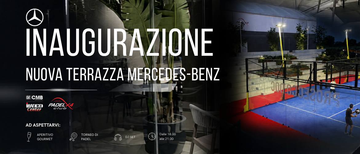 Inaugurazione terrazza Mercedes-Benz