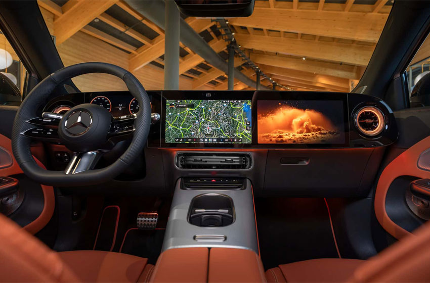 Mercedes GLB Elettrica interni