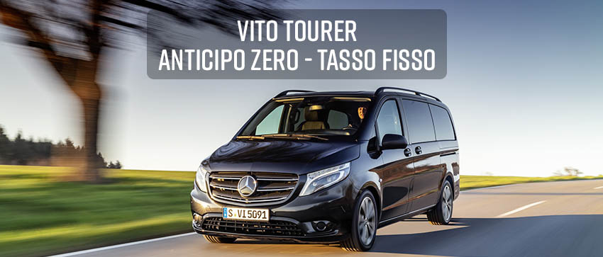 Promozione Vito Tourer esclusiva per Taxi, N.C.C. e servizi navetta