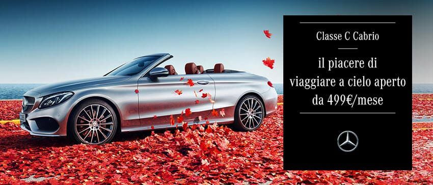 Guida la nuova Classe C Cabrio da 499€ al mese