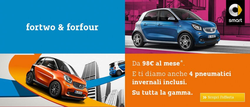 Gamma Smart con pneumatici invernali inclusi nel prezzo