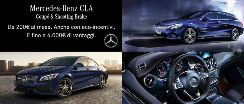 Promozione Mercedes-Benz CLA
