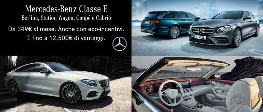 Promozione Mercedes-Benz Classe E