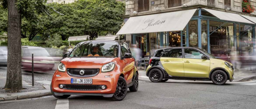 smart fortwo e forfour