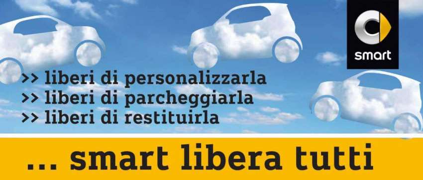 smart libera tutti: da 125€/mese e poi... sei libero di restituirla