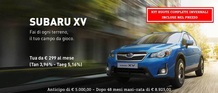 Promozione Subaru XV