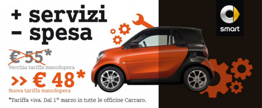 Tariffa Manodopera Smart: Ora A € 48 Nelle Nostre Officine