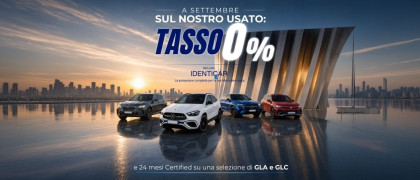 Scopri la promozione dedicata alle auto usate di settembre