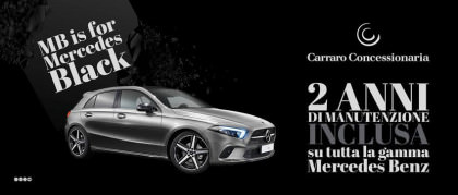 Black Friday Carraro: 2 anni di manutenzione inclusa
