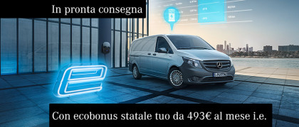 Mercedes eVito in pronta consegna con ecobonus statale