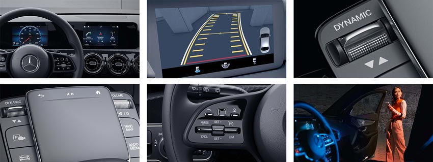 Classe A con MBUX di serie.