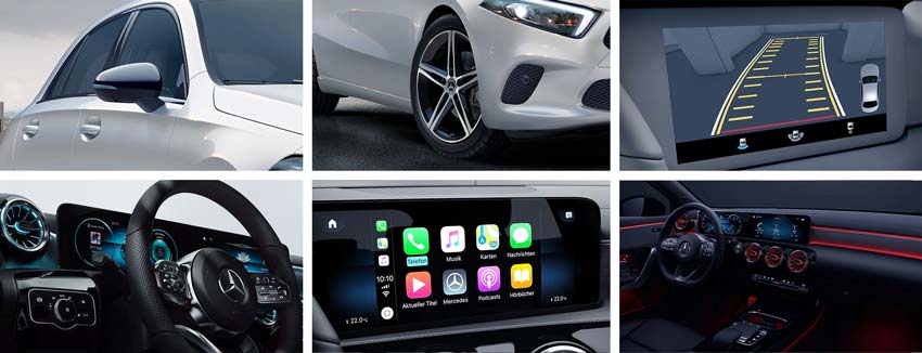 Classe A Night Edition - Accessori ed equipaggiamenti di serie