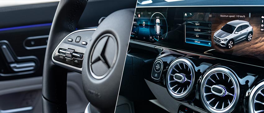 interni Mercedes GLA